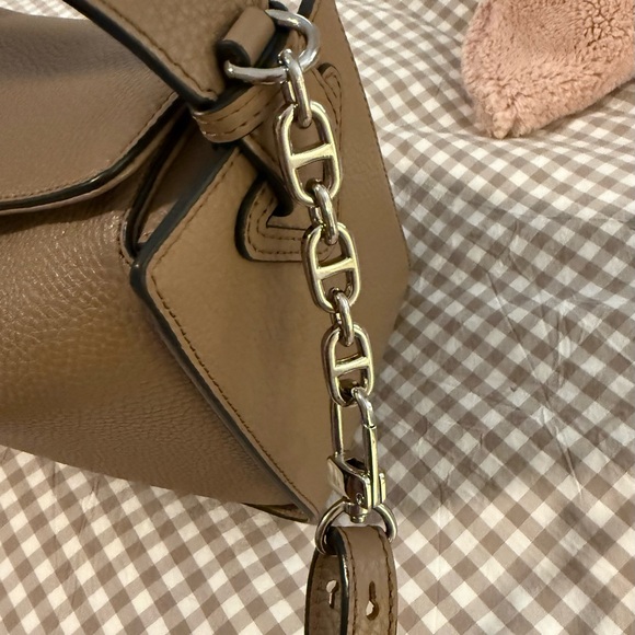 The Horse Clementine Taupe Leather Shoulder Crossbody - Picture 7 of 8
